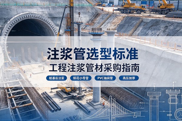 东区注浆管选型标准