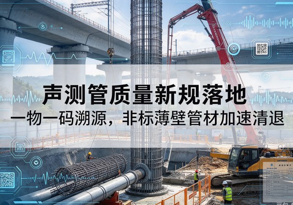 东区声测管质量新规落地，一物一码溯源，非标薄壁管材加速清退