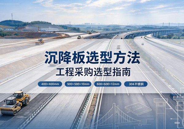 东区沉降板选择方法
